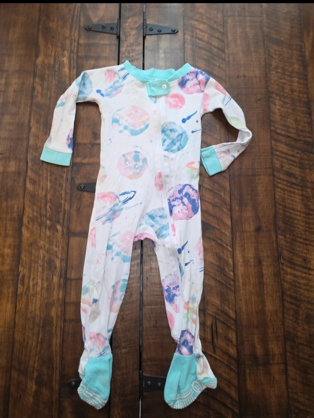 Burt's Bees baby girl sleeper